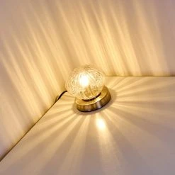 Hofstein Edane Tischleuchte LED Nickel-Matt, 1-flammig -Günstiges Tischlampen Geschäft edane tischleuchte h3362433 5