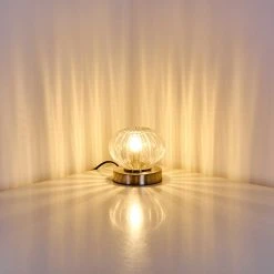 Hofstein Edane Tischleuchte LED Nickel-Matt, 1-flammig -Günstiges Tischlampen Geschäft edane tischleuchte h3362433 9