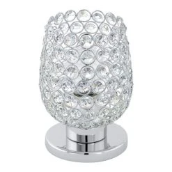 Eglo Leuchten Eglo BONARES 1 Tischleuchte Chrom, 1-flammig