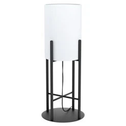 Eglo Leuchten EGLO GLASTONBURY Tischleuchte Schwarz, 1-flammig