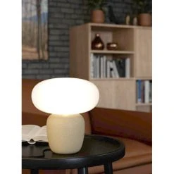 Eglo Leuchten CAHUAMA Tischleuchte Hellbraun, 1-flammig