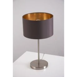 Eglo Leuchten Maserlo Tischleuchte Nickel-Matt, 1-flammig -Günstiges Tischlampen Geschäft eglo leuchten maserlo tischleuchte 31631 6