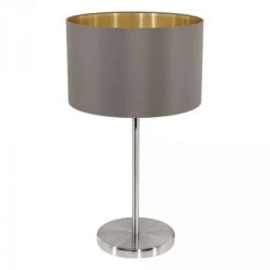 Eglo Leuchten Eglo MASERLO Tischleuchte Nickel-Matt, 1-flammig