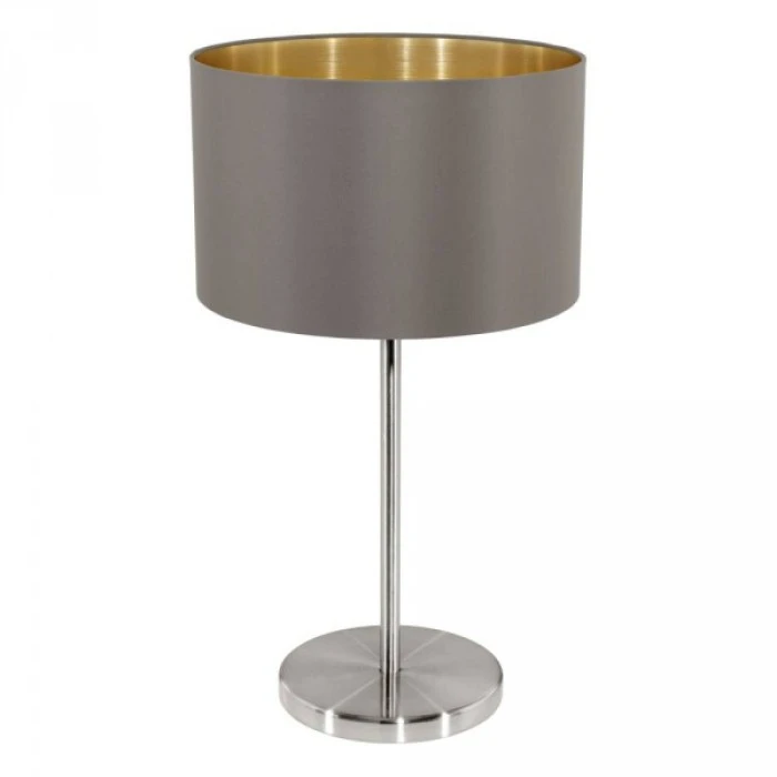 Eglo Leuchten Eglo MASERLO Tischleuchte Nickel-Matt, 1-flammig 3 Eglo Leuchten Eglo MASERLO Tischleuchte Nickel-Matt, 1-flammig