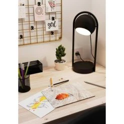 Eglo Leuchten Eglo MURNIA Tischleuchte Schwarz, Weiß, 1-flammig