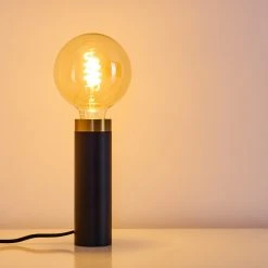 Hofstein Eichokori Tischleuchte Schwarz, Kupferfarben, 1-flammig -Günstiges Tischlampen Geschäft eichokori tischleuchte h3361436 9