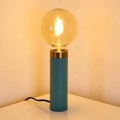 Hofstein Eichokori Tischleuchte Kupferfarben, Türkis, 1-flammig 16 Hofstein Eichokori Tischleuchte Kupferfarben, Türkis, 1-flammig -Günstiges Tischlampen Geschäft eichokori tischleuchte h3361450 2