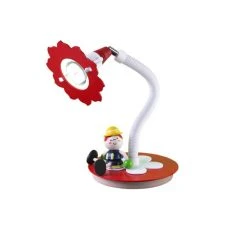 Elobra Kinderleuchten Elobra FRED Tischleuchte Rot, Weiß, 1-flammig