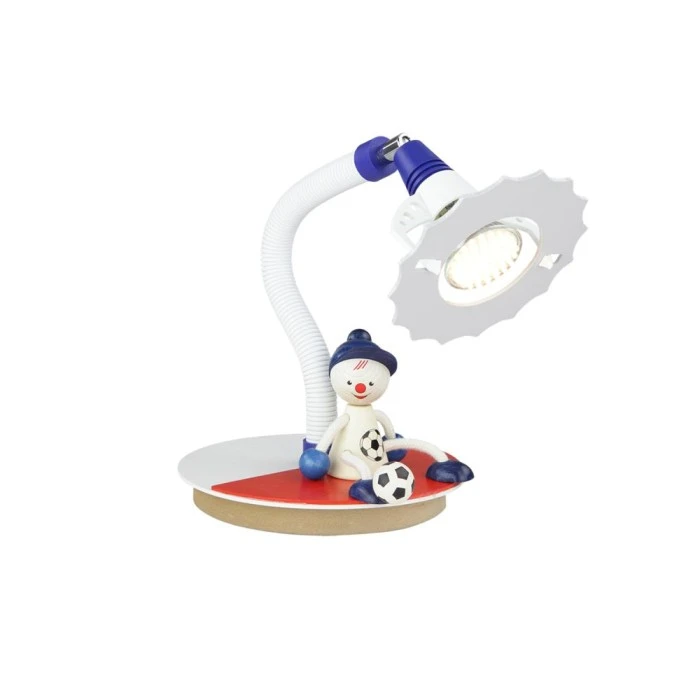 Elobra Kinderleuchten Elobra FUßBALLER Tischleuchte Rot, Weiß, 1-flammig 3 Elobra Kinderleuchten Elobra FUßBALLER Tischleuchte Rot, Weiß, 1-flammig