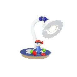 Elobra Kinderleuchten Elobra JACK Tischleuchte Blau, 1-flammig