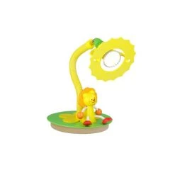 Elobra Kinderleuchten Elobra LÖWE Tischleuchte Gelb, Grün, 1-flammig