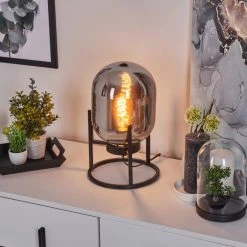 Hofstein Elvange Tischleuchte Schwarz, 1-flammig 28 Hofstein Elvange Tischleuchte Schwarz, 1-flammig -Günstiges Tischlampen Geschäft elvange tischleuchte h3595596 12