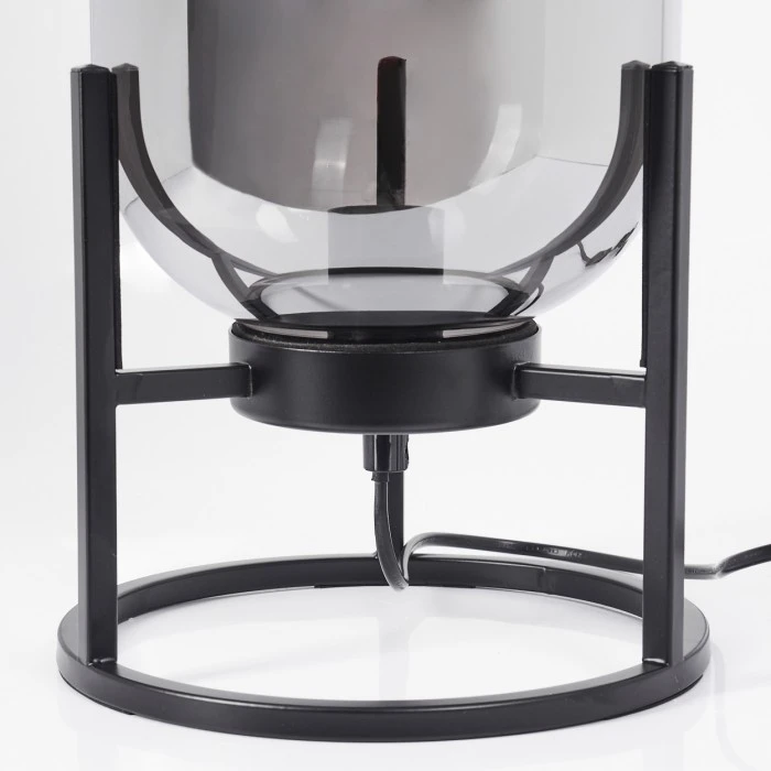 Hofstein Elvange Tischleuchte Schwarz, 1-flammig 5 Hofstein Elvange Tischleuchte Schwarz, 1-flammig – Bild 3