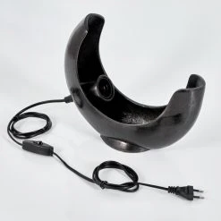 Hofstein Escoureda Tischleuchte Nickel-Matt, Schwarz, 1-flammig 18 Hofstein Escoureda Tischleuchte Nickel-Matt, Schwarz, 1-flammig -Günstiges Tischlampen Geschäft escoureda tischleuchte h3597378 4