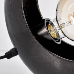 Hofstein Escoureda Tischleuchte Nickel-Matt, Schwarz, 1-flammig 19 Hofstein Escoureda Tischleuchte Nickel-Matt, Schwarz, 1-flammig -Günstiges Tischlampen Geschäft escoureda tischleuchte h3597378 5