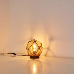 Hofstein Eslov Tischleuchte Rostfarben, Braun, 1-flammig -Günstiges Tischlampen Geschäft eslov tischleuchte h3338988 do1 11