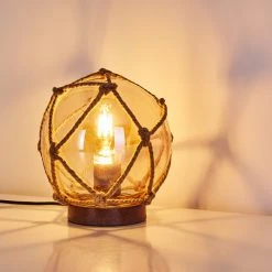 Hofstein Eslov Tischleuchte Rostfarben, Braun, 1-flammig -Günstiges Tischlampen Geschäft eslov tischleuchte h3338988 do1 2