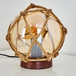 Hofstein Eslov Tischleuchte Rostfarben, Braun, 1-flammig -Günstiges Tischlampen Geschäft eslov tischleuchte h3338988 do1 8