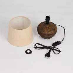 Hofstein Exchange Tischleuchte Braun, 1-flammig -Günstiges Tischlampen Geschäft exchange tischleuchte h3396469 4