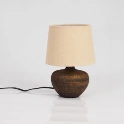 Hofstein Exchange Tischleuchte Braun, 1-flammig -Günstiges Tischlampen Geschäft exchange tischleuchte h3396469 7