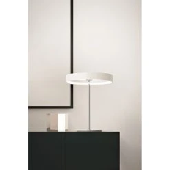 Fabas Luce Double Tischleuchten LED Chrom, Wei&szlig;, 1-flammig -Günstiges Tischlampen Geschäft fabas luce double tischleuchten 3474 30 102 2