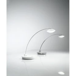 Fabas Luce Hale Tischleuchte LED Chrom, Weiß, 1-flammig -Günstiges Tischlampen Geschäft fabas luce hale tischleuchte 3255 30 102 2