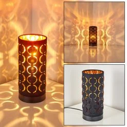 Hofstein Faborg Tischleuchte Schwarz, 1-flammig