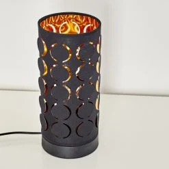 Hofstein Faborg Tischleuchte Schwarz, 1-flammig -Günstiges Tischlampen Geschäft faborg tischleuchte h3262344 do1 14