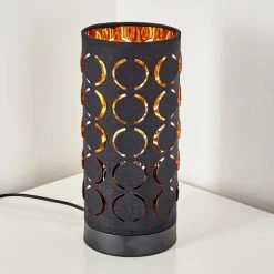 Hofstein Faborg Tischleuchte Schwarz, 1-flammig -Günstiges Tischlampen Geschäft faborg tischleuchte h3262344 do1 6