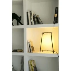 Faro Barcelona Akane Tischleuchte Schwarz, 1-flammig