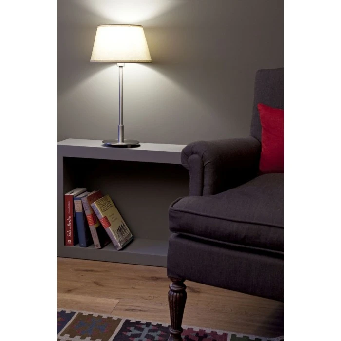 Faro Barcelona Mitic Tischleuchte Nickel-Matt, 1-flammig 3 Faro Barcelona Mitic Tischleuchte Nickel-Matt, 1-flammig