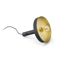 Faro Barcelona Whizz Tischleuchte Schwarz, Gold, 1-flammig