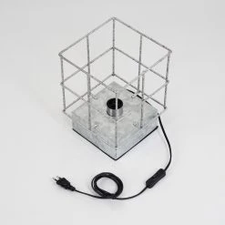 Hofstein Fevaag Tischleuchte Nickel-Matt, 1-flammig -Günstiges Tischlampen Geschäft fevaag tischleuchte h3535202 4