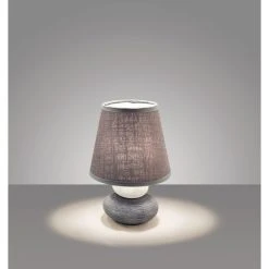 FHL easy Bella Tischleuchte Grau, 1-flammig