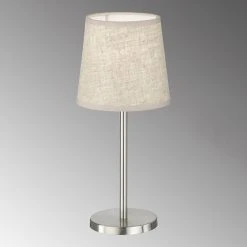 FHL easy Eve Tischleuchte Nickel-Matt, 1-flammig