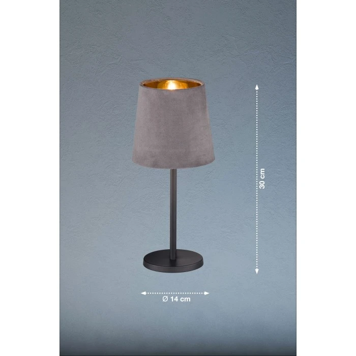 FHL easy Palina Tischleuchte Schwarz, 1-flammig 4 FHL easy Palina Tischleuchte Schwarz, 1-flammig – Bild 2