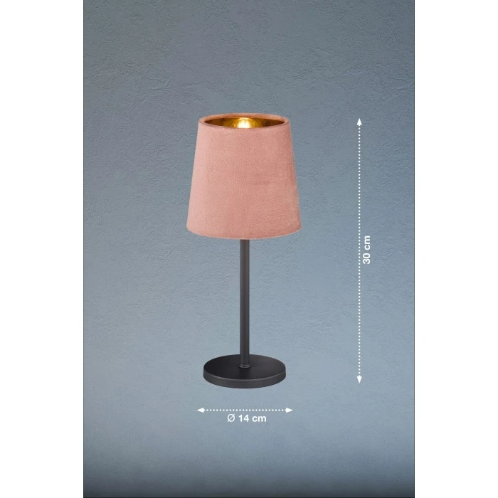 FHL easy Palina Tischleuchte Schwarz, 1-flammig 4 FHL easy Palina Tischleuchte Schwarz, 1-flammig – Bild 2