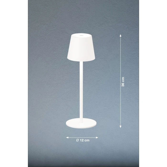 FHL easy Tropea Tischleuchte LED Weiß, 1-flammig 4 FHL easy Tropea Tischleuchte LED Weiß, 1-flammig – Bild 2