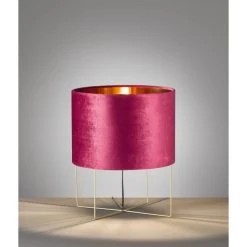 Honsel Leuchten Fischer & Honsel Aura Tischleuchte Rot, 1-flammig