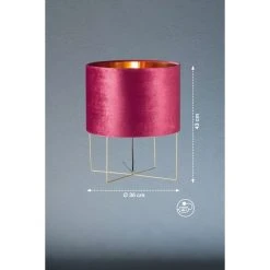 Honsel Leuchten Fischer & Honsel Aura Tischleuchte Rot, 1-flammig -Günstiges Tischlampen Geschäft fischer honsel aura tischleuchte 50397 2