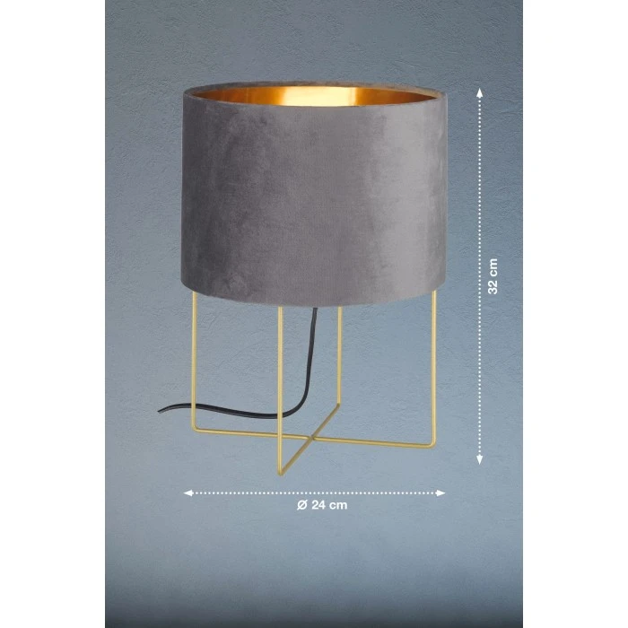 Honsel Leuchten Fischer & Honsel Aura Tischleuchte Gold, 1-flammig 4 Honsel Leuchten Fischer & Honsel Aura Tischleuchte Gold, 1-flammig – Bild 2