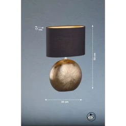 Honsel Leuchten Fischer & Honsel Bali Tischleuchte Schwarz, 1-flammig -Günstiges Tischlampen Geschäft fischer honsel bali tischleuchte 50566 3