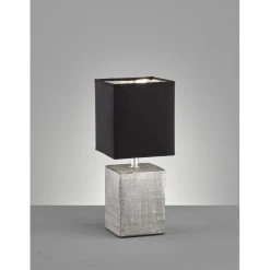 Honsel Leuchten Fischer & Honsel Candes Tischleuchte Silber, 1-flammig