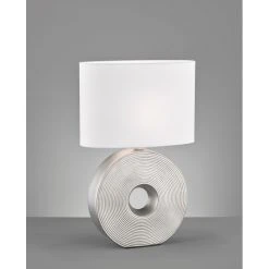 Honsel Leuchten Fischer & Honsel Eye Tischleuchte Silber, 1-flammig