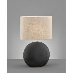 Honsel Leuchten Fischer & Honsel Foro Tischleuchte Schwarz, 1-flammig