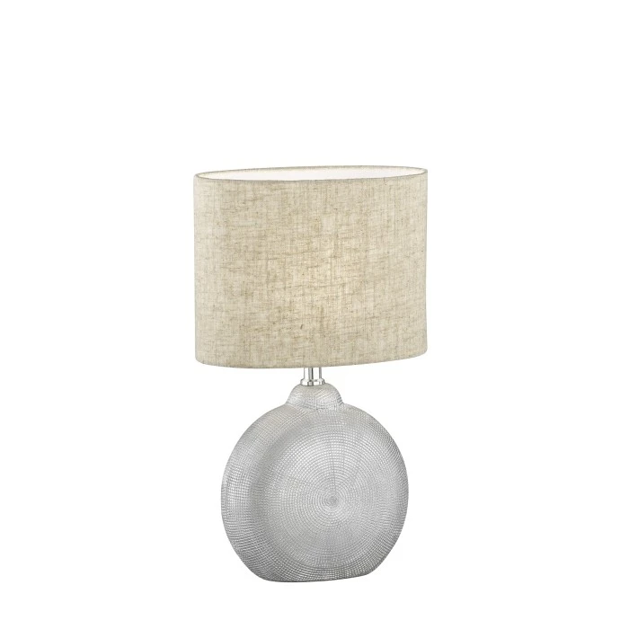 Honsel Leuchten Fischer & Honsel Foro Tischleuchte Silber, 1-flammig 5 Honsel Leuchten Fischer & Honsel Foro Tischleuchte Silber, 1-flammig – Bild 3