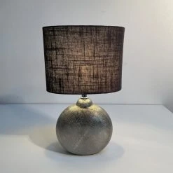 Honsel Leuchten Fischer & Honsel Foro Tischleuchte Silber, 1-flammig