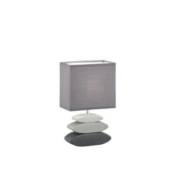 Honsel Leuchten Fischer & Honsel Liner Tischleuchte Grau, 1-flammig -Günstiges Tischlampen Geschäft fischer honsel liner tischleuchte 50425 2