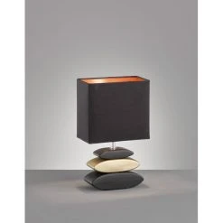 Honsel Leuchten Fischer & Honsel Liner Tischleuchte Schwarz, 1-flammig