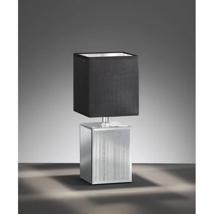 Honsel Leuchten Fischer & Honsel living Bert Tischleuchte Silber, 1-flammig 4 Honsel Leuchten Fischer & Honsel living Bert Tischleuchte Silber, 1-flammig – Bild 2